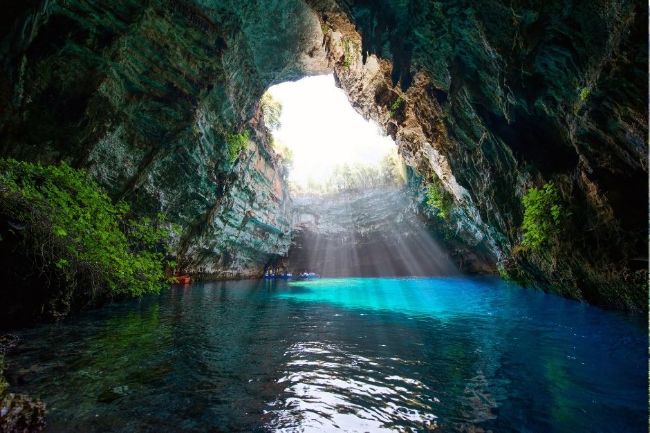 the Melissani cave, Kefalonia